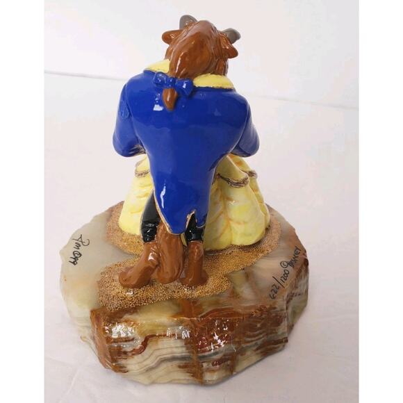 Vintage Disney Ron Lee 1999 Beauty and the Beast & Belle Sculpture #622 Rare - Picture 5 of 10
